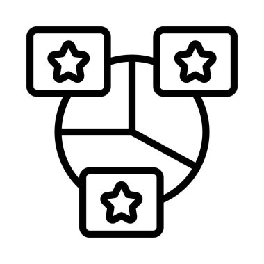 Veri Pastası Değerlendirmesi çizelgesinin vektör çizimi