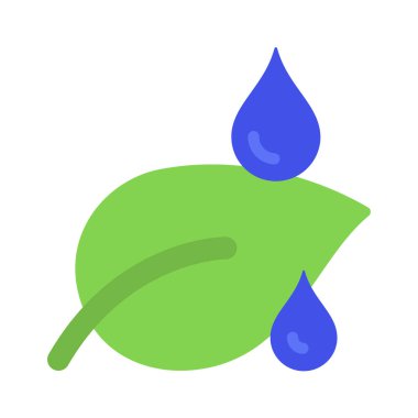 su damlası simgesi, vektör illüstrasyonu basit tasarım