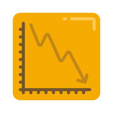 business Burn Grafik simgesi, vektör illüstrasyonu