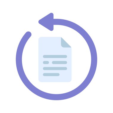 Dosya Kurtarma simgesi, vektör çizimi