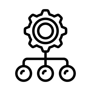 Hiyerarşi Yönetimi web vektör simgesi 