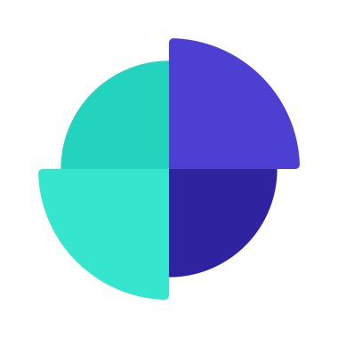 Bölünmüş Turtanın vektör illüstrasyonu