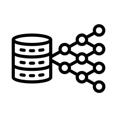 Çeşitlilik düz simgesi, vektör illüstrasyonu 