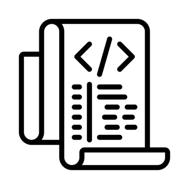 Betik düz simge, vektör illüstrasyonu 