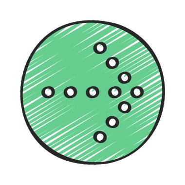  Sağ yön ok ikonu vektör illüstrasyonu 