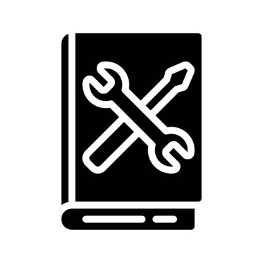 Araç Defteri simgesi, vektör illüstrasyonunu onar