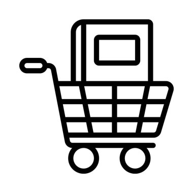 Kitap simgesi al, vektör illüstrasyonu