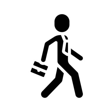 Evrak Çantası'nı web simge vektör çizim