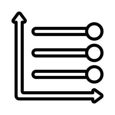 Etiket Çizelgesi Simgesi düz tasarım, vektör illüstrasyonu