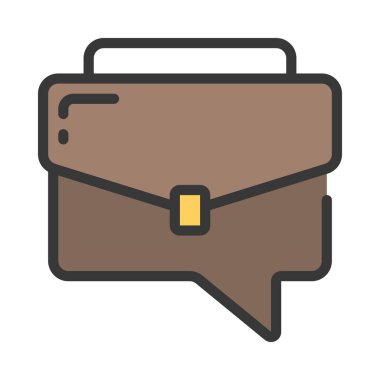 İş Soruları web simgesi vektör illüstrasyonu