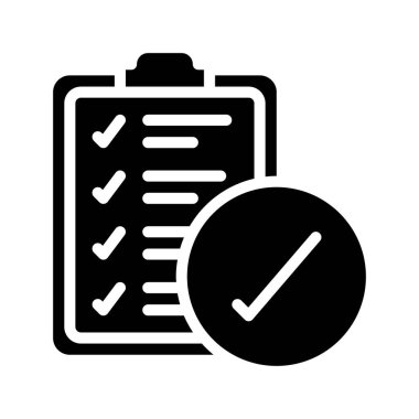 Kontrol listesi vektör illüstrasyon tasarımlı pano 