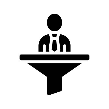 İnsanların ikon vektör illüstrasyon tasarımını filtrele