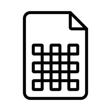 Şeffaf Dosya simgesi, vektör illüstrasyonu