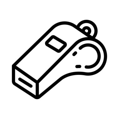 Islık simgesi vektör çizimi tasarımı