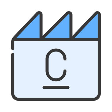 Müşteri web simgesi düz tasarım, vektör illüstrasyonu