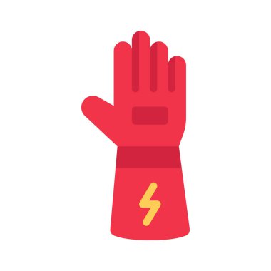 eldiven ağ ikonu vektör illüstrasyonu