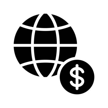 İnternet Yatırım simgesi, vektör illüstrasyonu 