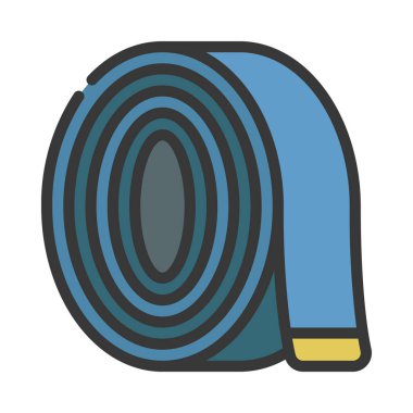 Maske Tap web simgesi vektör çizimi