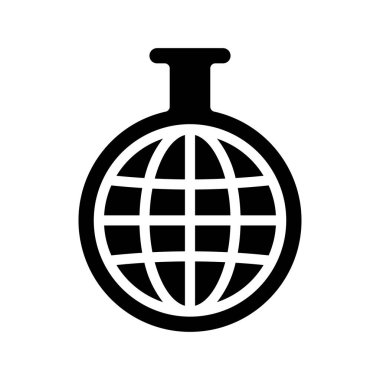 Bilim Sınıfı Çevrimiçi Web simgesi, vektör illüstrasyonu         