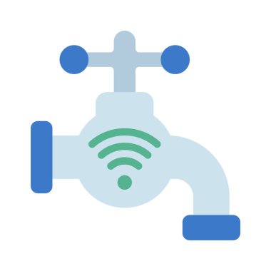 Akıllı Tap vektör renk çizgisi simgesi