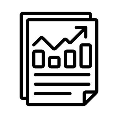  Çubuk Grafik web simgesi vektör illüstrasyonu 