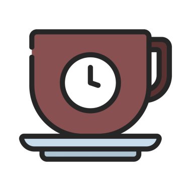 Kahve molası konsept vektör çizimi 