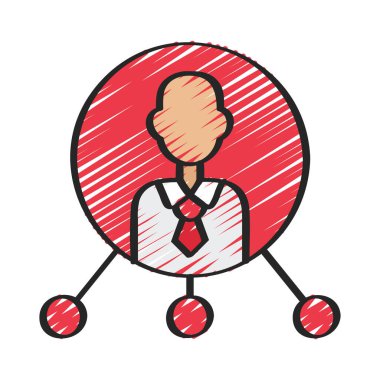 Girdi ağ simgesi vektör illüstrasyonu