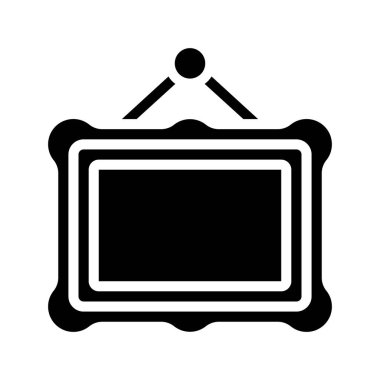 ahşap çerçeve izole vektörü