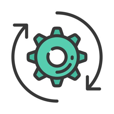  İşlem simgesi vektör illüstrasyon tasarımı