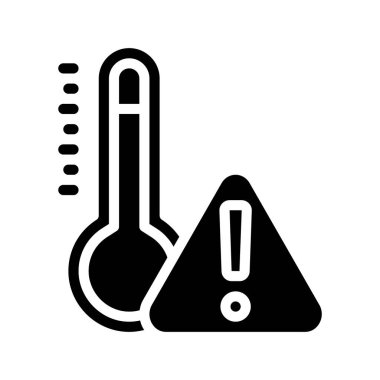 Sıcaklık web simgesi vektör illüstrasyonu