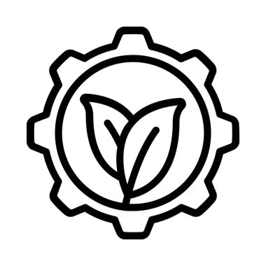 Çevre Yönetimi vektör düz renk simgesi 