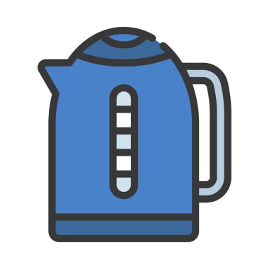 Kettle ağ simgesi vektör illüstrasyonu