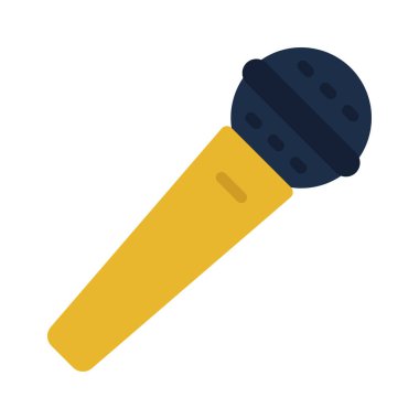 mikrofon simgesi vektör resimleme arkaplanı 