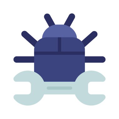 Hata simge vektör illüstrasyon grafik tasarımını düzeltir