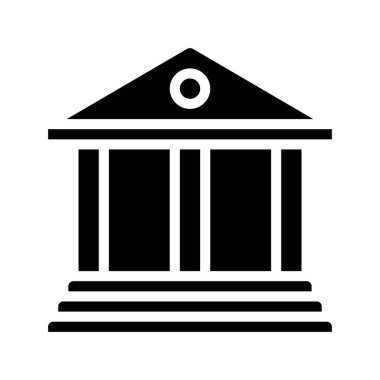 Banka oluşturma vektör simgesi, illüstrasyon 