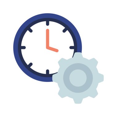 Verimlilik düzlüğü simgesi, vektör illüstrasyonu 