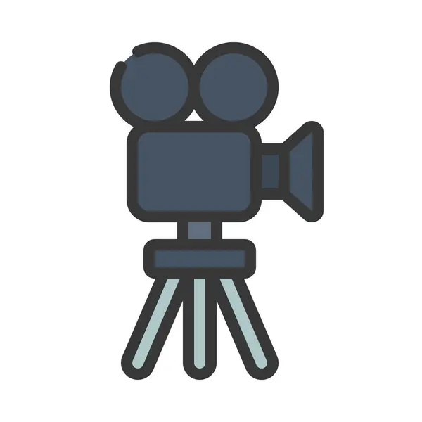 Cinema Camera Icon Vector Illustration Design — Stock Vector