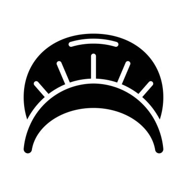 Pilgrim Şapka web simgesi vektör illüstrasyonu