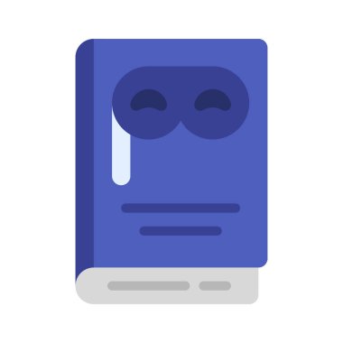 Gizem Kitabı simgesi, vektör illüstrasyonu