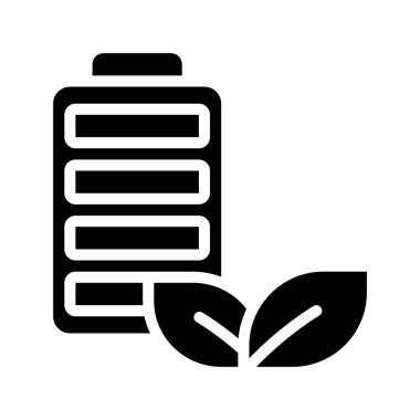 Battery icon, vector illustration simple design