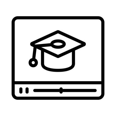 Çevrimiçi Rota Web ikonu vektör illüstrasyonu