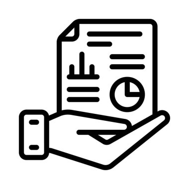 analitik web simgesi vektör illüstrasyonu