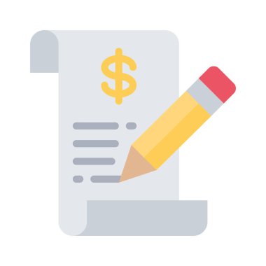 Mali Rapor web simgesi vektör illüstrasyonu