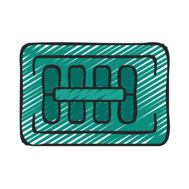 Sistem Bus simgesi vektör illüstrasyon tasarımı