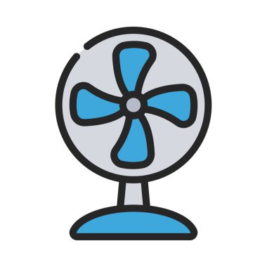 fan simgesi, vektör illüstrasyonu