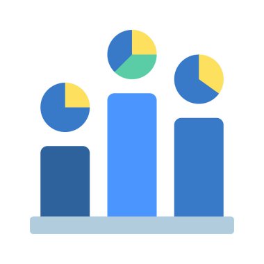 Veri Sıralama simgesi, vektör illüstrasyonu  