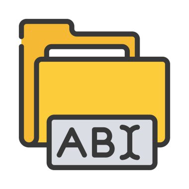 Dizin simgesini yeniden adlandır, vektör illüstrasyonu 