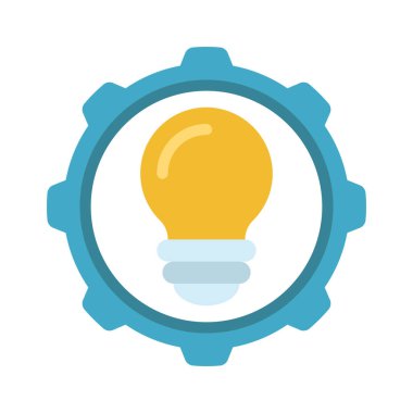 Fikir Yönetimi web simgesi vektör illüstrasyonu