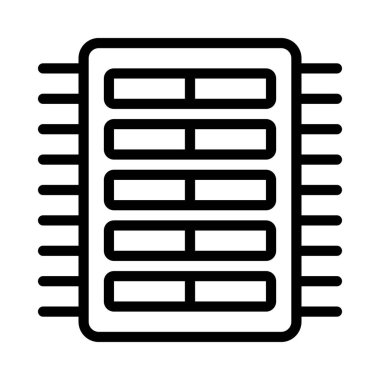 Dip Düğmesi düz simgesi, vektör illüstrasyonu 