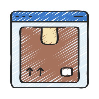 Dijital Ürün ikon vektör illüstrasyon tasarımı